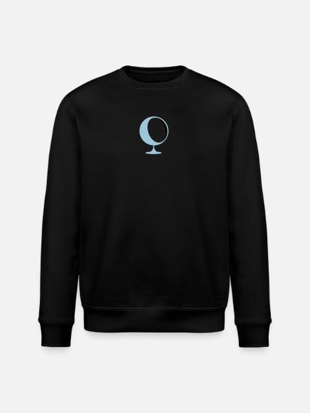 retro lounge chair eames panton - Stanley/Stella ROLLER Unisex Organic Sweatshirt - black