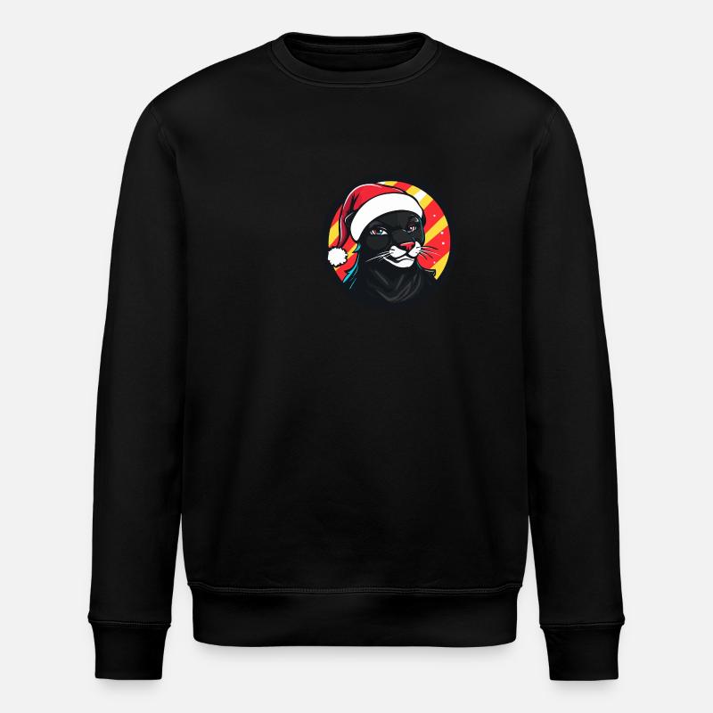 Panther Weihnachten Noël - Sweat bio ROLLER Stanley/Stella Unisexe - noir