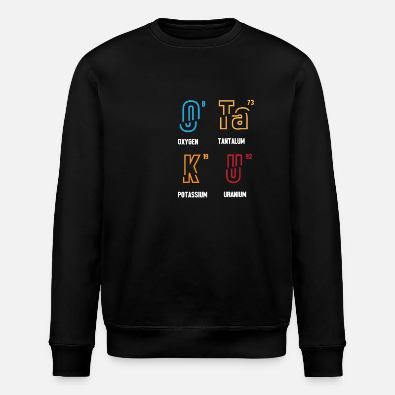 Periodensystem - Stanley/Stella Unisex Bio-Sweatshirt ROLLER - Schwarz