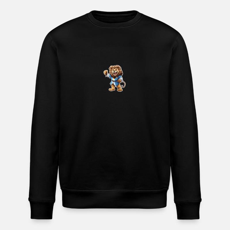 lion portant une robe - Sweat bio ROLLER Stanley/Stella Unisexe - noir
