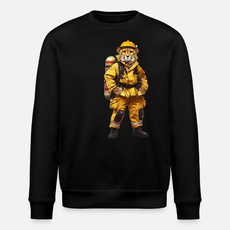 Gepard - Stanley/Stella Unisex Bio-Sweatshirt ROLLER - Schwarz