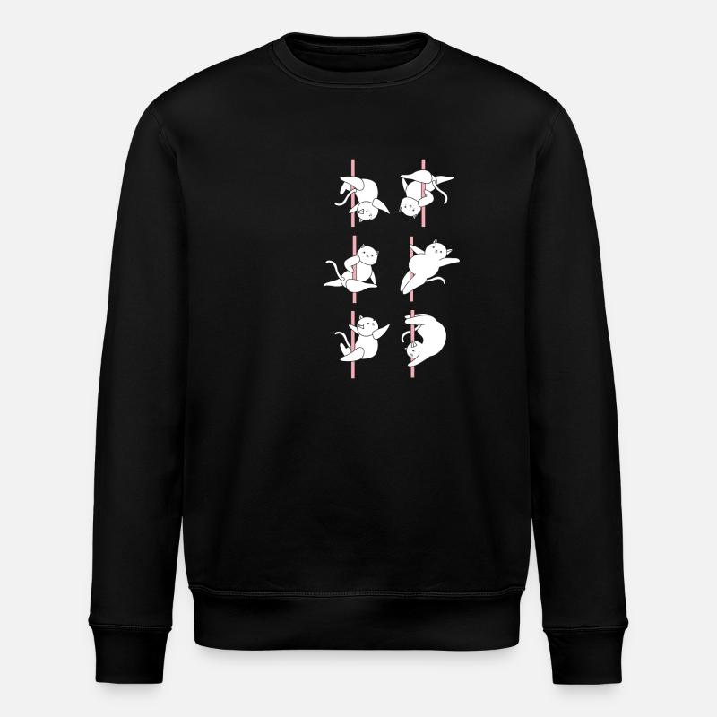 Pole Dance - Stanley/Stella ROLLER Unisex Organic Sweatshirt - black