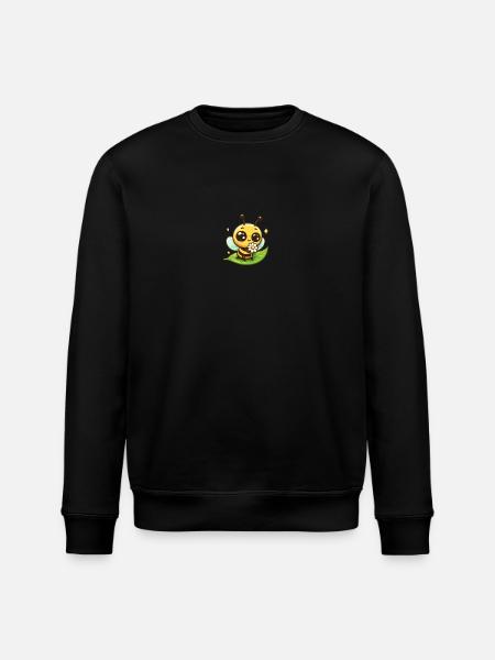 Bee Cartoon 7 - Stanley/Stella ROLLER Unisex Organic Sweatshirt - black