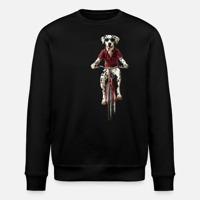 Dalmatiner - Stanley/Stella Unisex Bio-Sweatshirt ROLLER - Schwarz