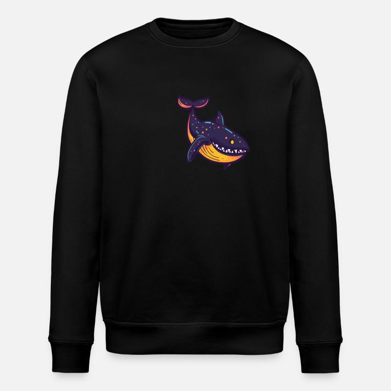 Baleine Halloween Animal - Sweat bio ROLLER Stanley/Stella Unisexe - noir