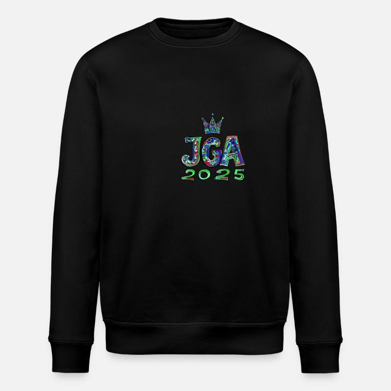 Jga 2025 Junggesellenabschied - Stanley/Stella Unisex Bio-Sweatshirt ROLLER - Schwarz