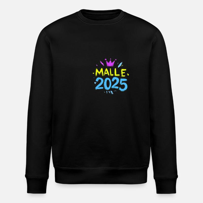Tourisme Malle 2025 Majorque - Sweat bio ROLLER Stanley/Stella Unisexe - noir