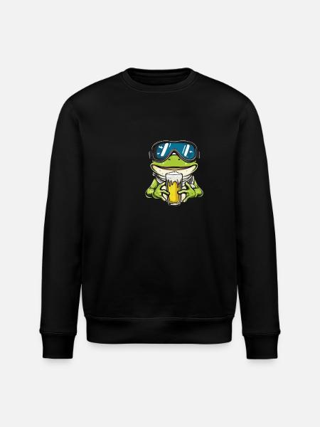 Bière Frog Ski - Sweat bio ROLLER Stanley/Stella Unisexe - noir