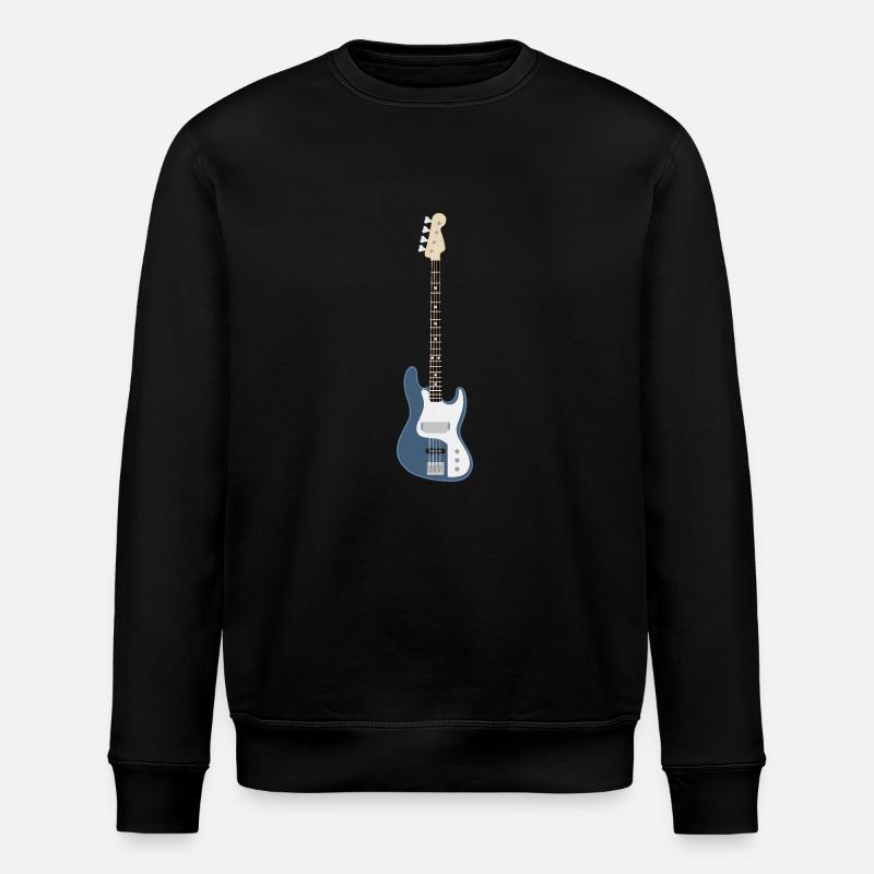 Guitare basse bleue - Sweat bio ROLLER Stanley/Stella Unisexe - noir