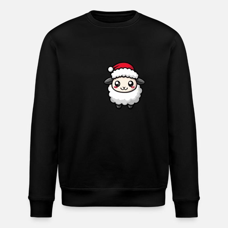 Sheep Christmas Christmas - Stanley/Stella ROLLER Unisex Organic Sweatshirt - black