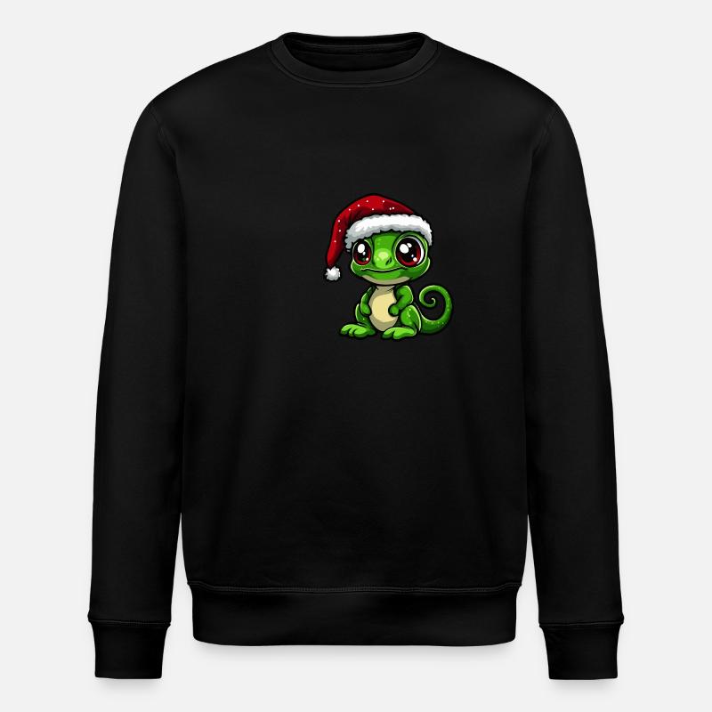 Sloth Christmas Christmas - Stanley/Stella ROLLER Unisex Organic Sweatshirt - black