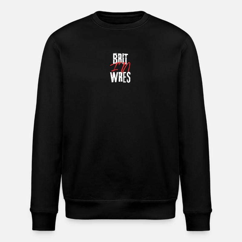 Brit F’n Wres - Sweat bio ROLLER Stanley/Stella Unisexe - noir