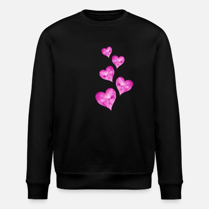 Coeurs Symbole Mariage - Sweat bio ROLLER Stanley/Stella Unisexe - noir