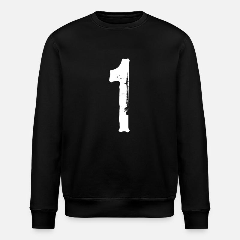 Nummer 1! - Stanley/Stella Unisex Bio-Sweatshirt ROLLER - Schwarz