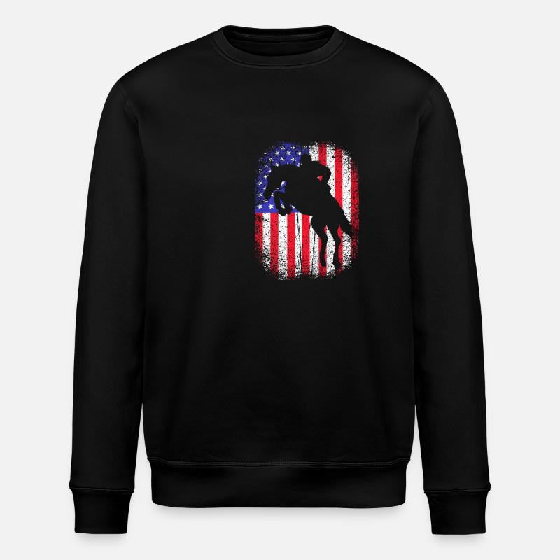 Saut d’obstacles Saut d’obstacles - Sweat bio ROLLER Stanley/Stella Unisexe - noir