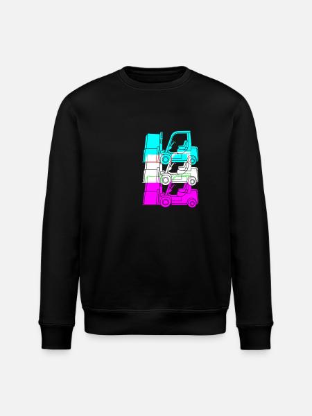 Forklift driver - Stanley/Stella ROLLER Unisex Organic Sweatshirt - black