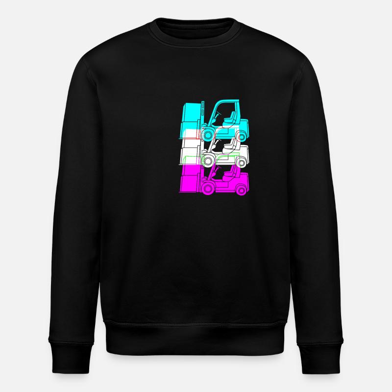 Gabelstaplerfahrer - Stanley/Stella Unisex Bio-Sweatshirt ROLLER - Schwarz