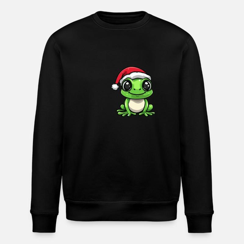 Grenouille Noël Noël - Sweat bio ROLLER Stanley/Stella Unisexe - noir