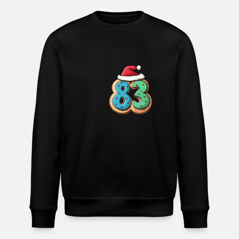 83 Nombre Noël - Sweat bio ROLLER Stanley/Stella Unisexe - noir