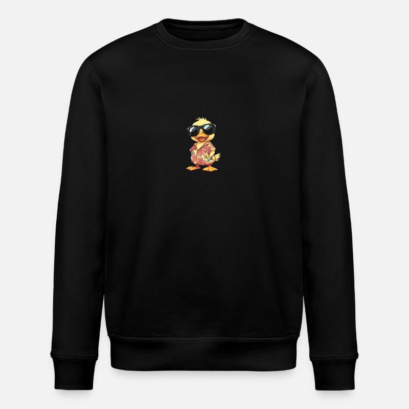 Canard Cool Été - Sweat bio ROLLER Stanley/Stella Unisexe - noir