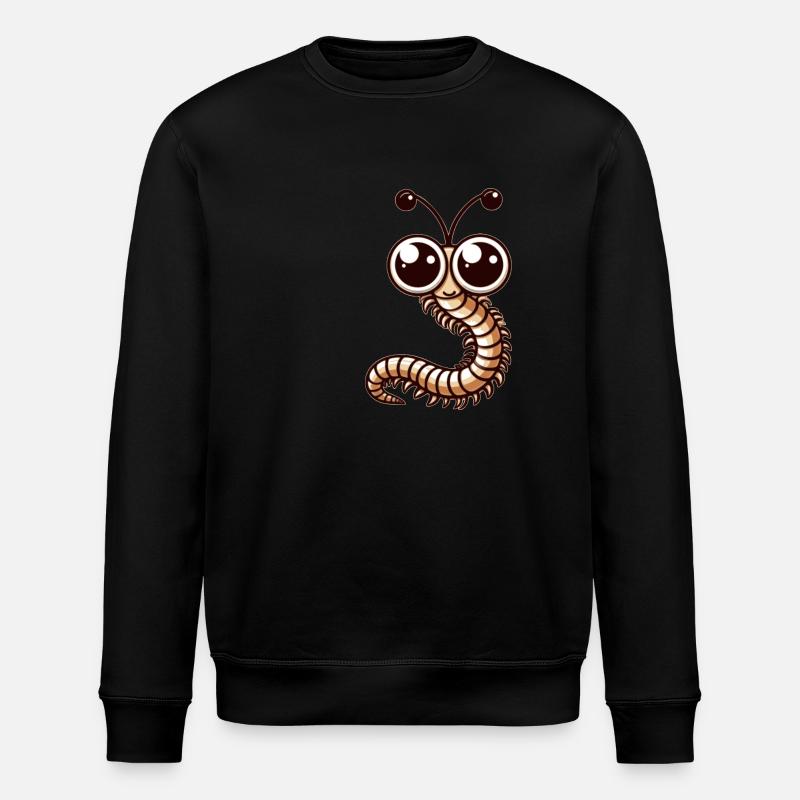 Mille-pattes - Sweat bio ROLLER Stanley/Stella Unisexe - noir