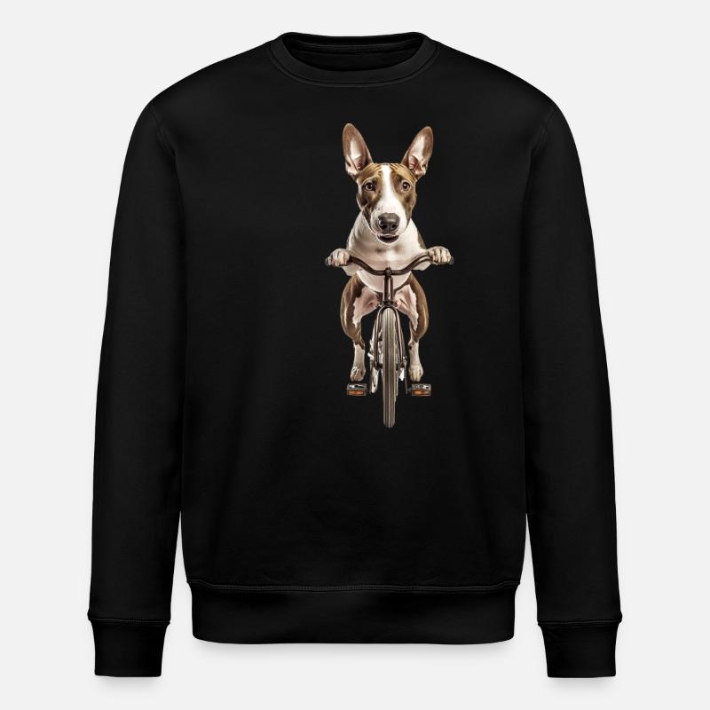 Bullterrier - Stanley/Stella Unisex Bio-Sweatshirt ROLLER - Schwarz