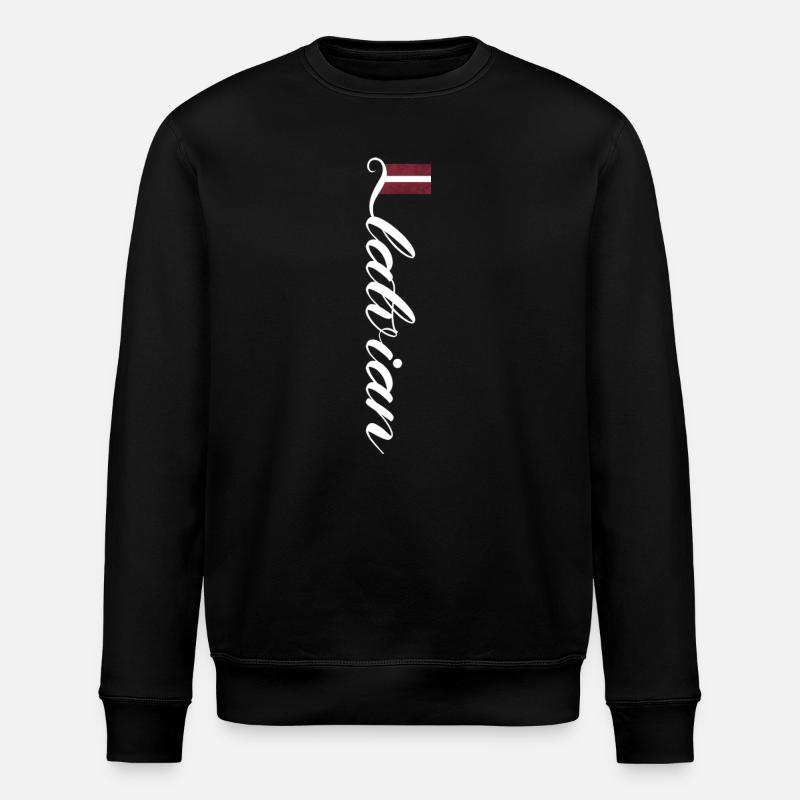 Litauen - Stanley/Stella Unisex Bio-Sweatshirt ROLLER - Schwarz