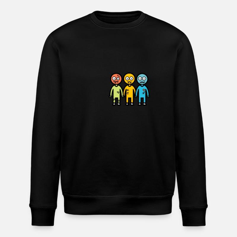 Zombies Halloween Comic Team - Stanley/Stella Unisex Bio-Sweatshirt ROLLER - Schwarz