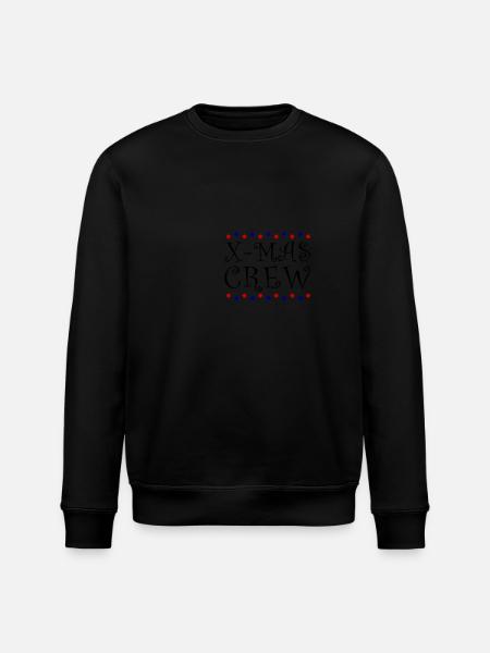 X Mas Crew Christmas Team - Stanley/Stella ROLLER Unisex Organic Sweatshirt - black