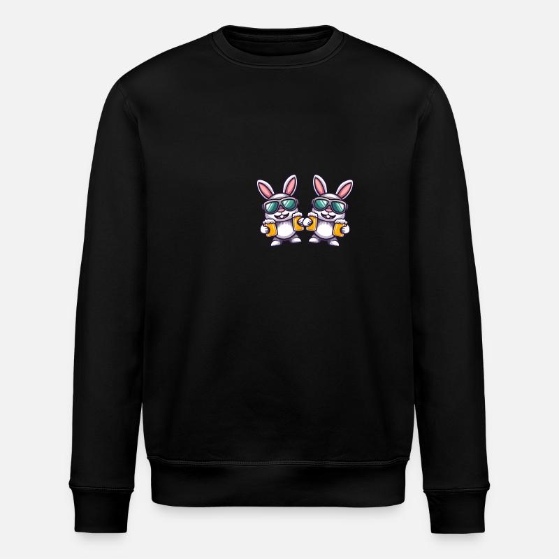 Bière Hase Ski Team - Sweat bio ROLLER Stanley/Stella Unisexe - noir
