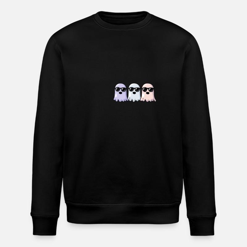 Fantômes Halloween - Sweat bio ROLLER Stanley/Stella Unisexe - noir