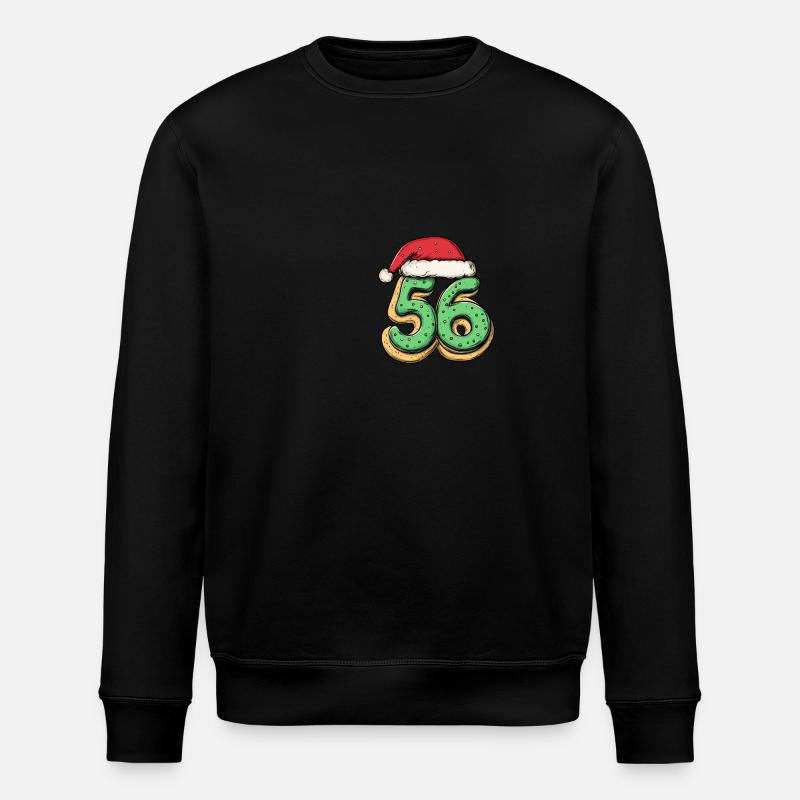 56 Nombre Noël - Sweat bio ROLLER Stanley/Stella Unisexe - noir
