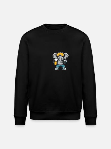 Mammut Ski Bier - Stanley/Stella Unisex Bio-Sweatshirt ROLLER - Schwarz