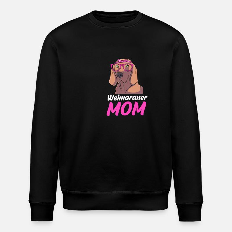 Weimaraner - Stanley/Stella ROLLER Unisex Organic Sweatshirt - black