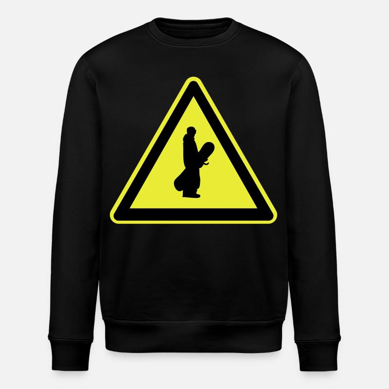 Snowboard plate - Stanley/Stella ROLLER Unisex Organic Sweatshirt - black