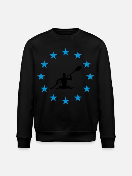 Canoeing in the star circle - Stanley/Stella ROLLER Unisex Organic Sweatshirt - black
