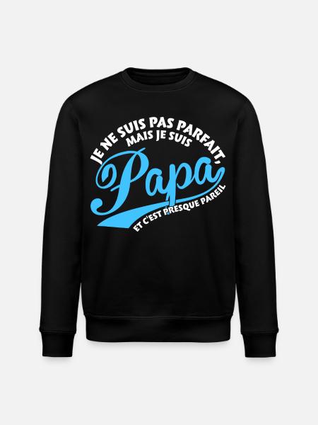 Parfait Papa - Sweat bio ROLLER Stanley/Stella Unisexe - noir