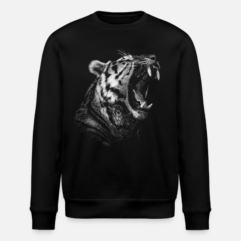 Tiger - Sweat bio ROLLER Stanley/Stella Unisexe - noir
