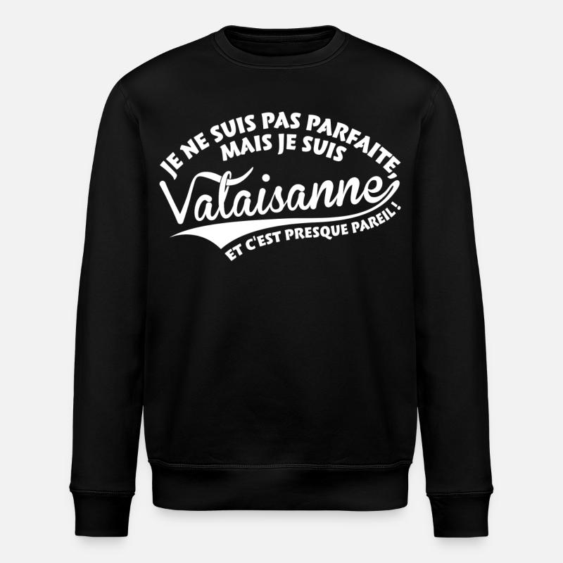 Parfaite Valaisanne - Sweat bio ROLLER Stanley/Stella Unisexe - noir