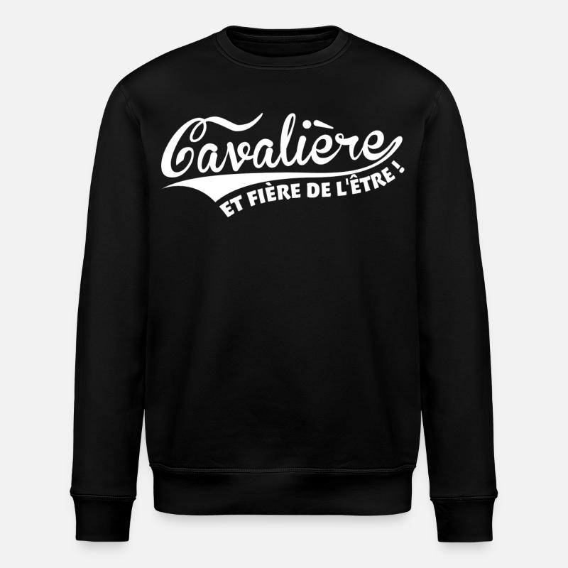 Cavalière et fière de l'être - Sweat bio ROLLER Stanley/Stella Unisexe - noir