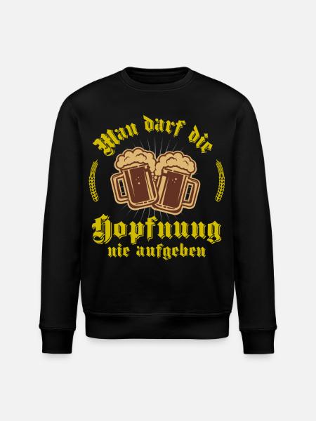 Unterhopft - Stanley/Stella Unisex Bio-Sweatshirt ROLLER - Schwarz