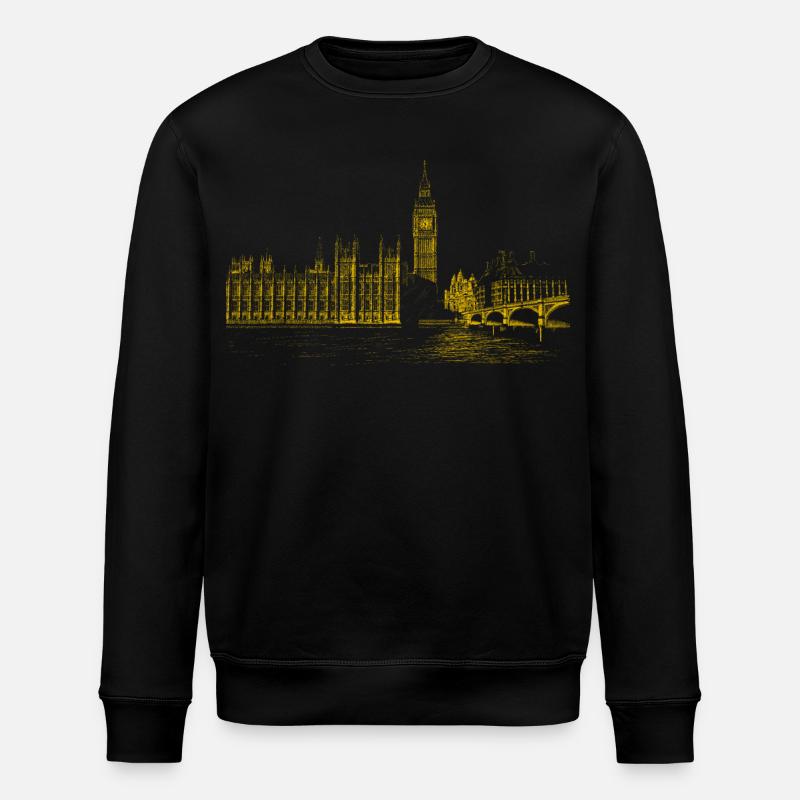 London - Stanley/Stella Unisex Bio-Sweatshirt ROLLER - Schwarz