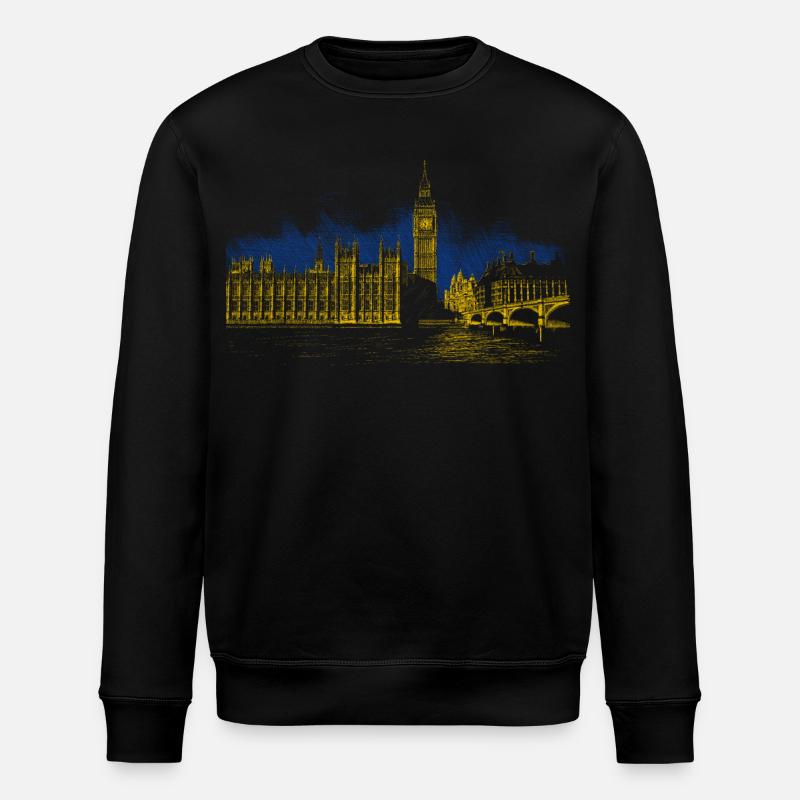 Big Ben - Stanley/Stella Unisex Bio-Sweatshirt ROLLER - Schwarz
