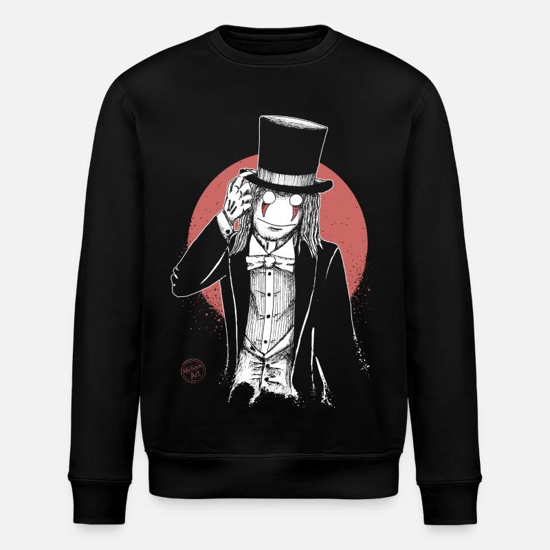 Spooky guy - Stanley/Stella Unisex Bio-Sweatshirt ROLLER - Schwarz