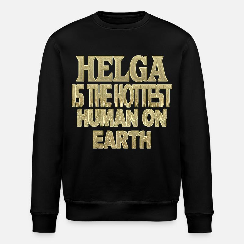 Helga - Sweat bio ROLLER Stanley/Stella Unisexe - noir