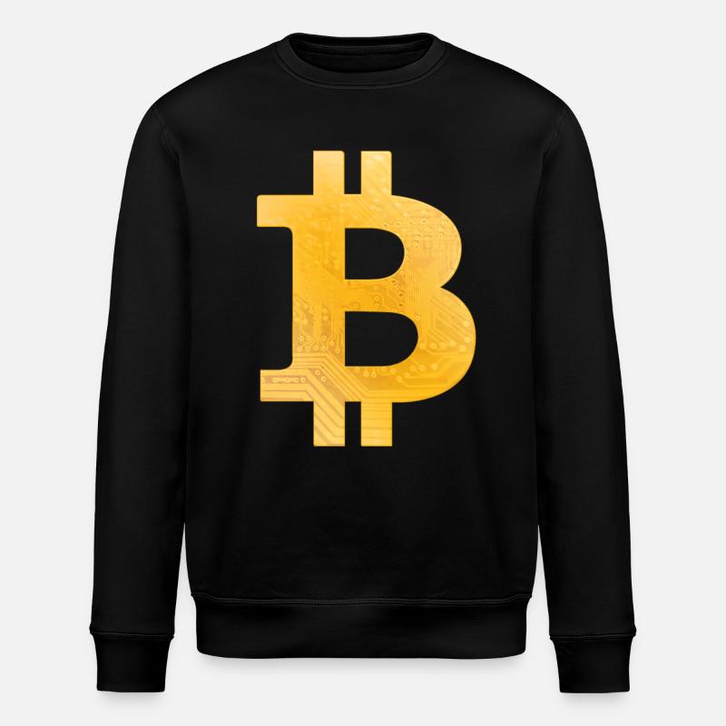 Bitcoin - Stanley/Stella Unisex Bio-Sweatshirt ROLLER - Schwarz