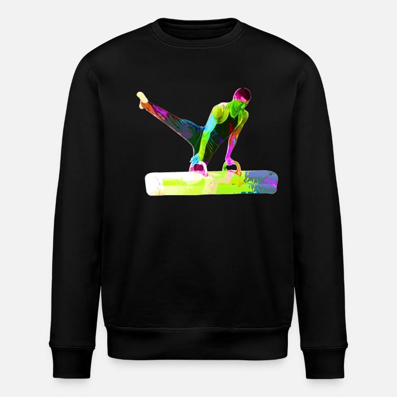 Pauschenpferd Turner - Stanley/Stella Unisex Bio-Sweatshirt ROLLER - Schwarz