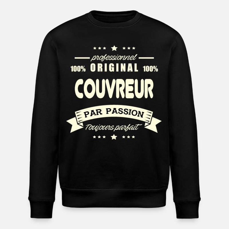 Couvreur Original - Sweat bio ROLLER Stanley/Stella Unisexe - noir