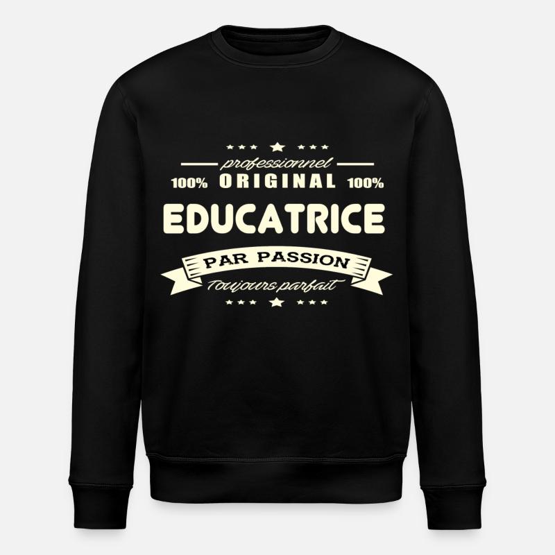 Educatrice Original - Sweat bio ROLLER Stanley/Stella Unisexe - noir