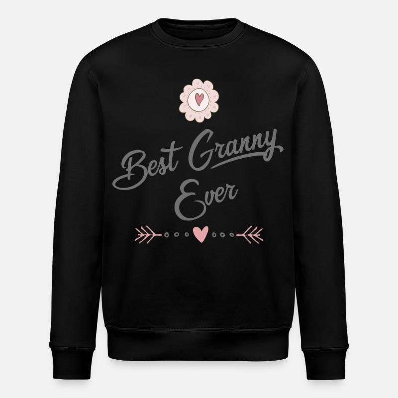granny - Stanley/Stella ROLLER Unisex Organic Sweatshirt - black